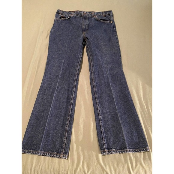 Vintage Levi’s 517 Orange Tab Jeans Size 38x31 - Picture 2 of 5